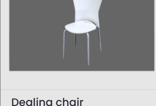 Dealing chair