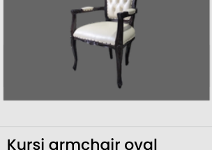 Kursi armchair oval