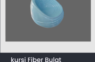 kursi Fiber Bulat