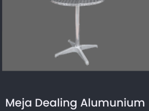 Meja Dealing Alumunium