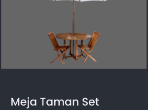 Meja Taman Set