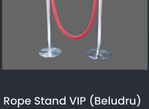 Rope Stand VIP (Beludru)