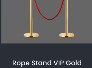 Rope Stand VIP Gold